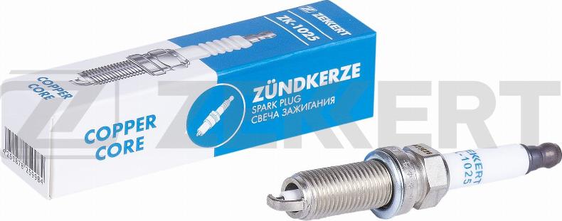 Zekkert ZK-1025 - Свеча зажигания аналог NGK 94951  цена за 1 шт. Renault Duster 15-  Megane IV 15-  Dacia Duster 15 autodnr.net