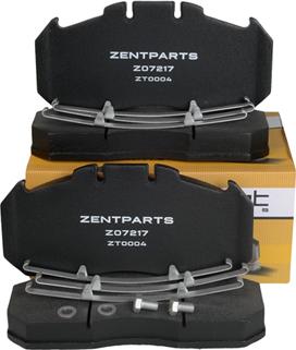 ZENTPARTS Z07217 - Тормозные колодки, дисковые, комплект autodnr.net