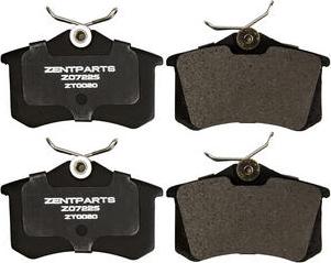 ZENTPARTS Z07225 - Тормозные колодки, дисковые, комплект autodnr.net