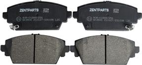 ZENTPARTS Z07334 - Тормозные колодки, дисковые, комплект autodnr.net