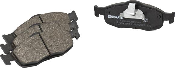 ZENTPARTS Z07343 - Тормозные колодки, дисковые, комплект autodnr.net