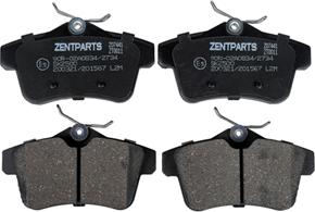 ZENTPARTS Z07441 - Тормозные колодки, дисковые, комплект autodnr.net