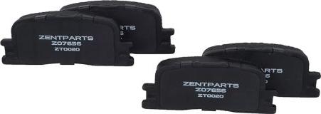 ZENTPARTS Z07656 - Тормозные колодки, дисковые, комплект autodnr.net