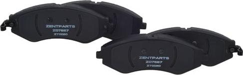 ZENTPARTS Z07667 - Тормозные колодки, дисковые, комплект autodnr.net