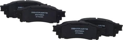 ZENTPARTS Z07684 - Тормозные колодки, дисковые, комплект autodnr.net