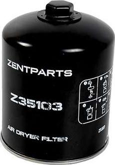 ZENTPARTS Z35103 - Патрон осушителя воздуха, пневматическая система autodnr.net