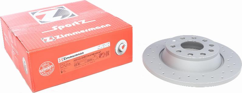 Zimmermann 100.3315.52 - Гальмівний диск autocars.com.ua