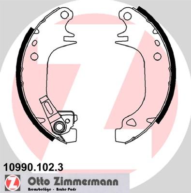 Zimmermann 10990.102.3 - Комплект тормозных колодок, барабанные avtokuzovplus.com.ua