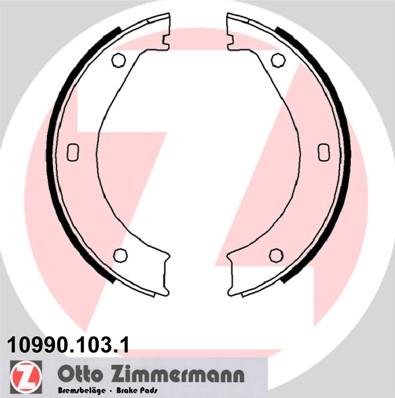 Zimmermann 10990.103.1 - Комплект тормозов, ручник, парковка avtokuzovplus.com.ua