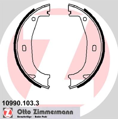 Zimmermann 10990.103.3 - Комплект тормозов, ручник, парковка avtokuzovplus.com.ua