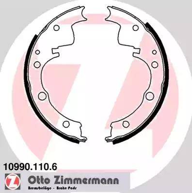 Zimmermann 10990.110.6 - Комплект гальм, барабанний механізм autocars.com.ua