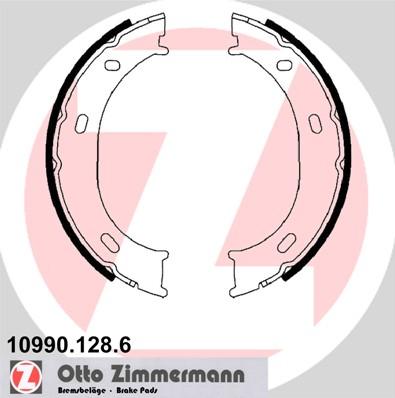 Zimmermann 10990.128.6 - Комплект гальм, ручник, парковка autocars.com.ua