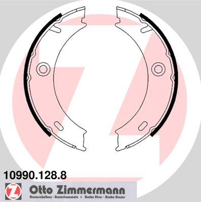 Zimmermann 10990.128.8 - Комплект гальм, ручник, парковка autocars.com.ua