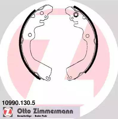 Zimmermann 10990.130.5 - Комплект гальм, барабанний механізм autocars.com.ua