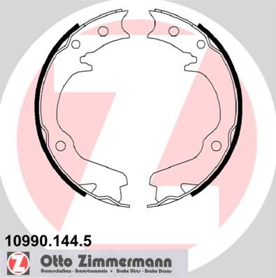 Zimmermann 10990.144.5 - Комплект гальм, ручник, парковка autocars.com.ua