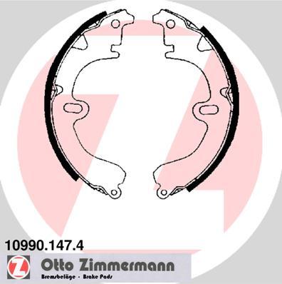 Zimmermann 10990.147.4 - Комплект тормозных колодок, барабанные autodnr.net