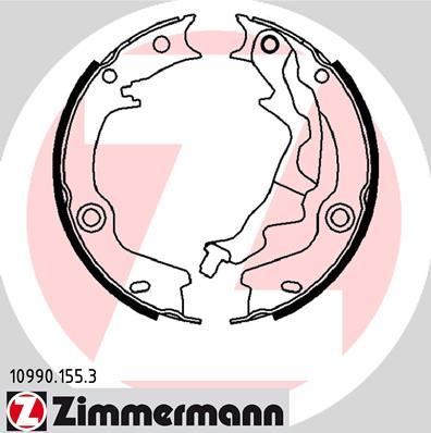 Zimmermann 10990.155.3 - Комплект тормозов, ручник, парковка autodnr.net