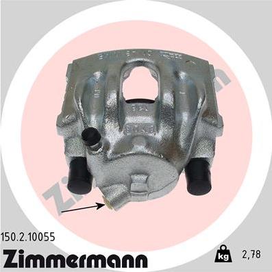 Zimmermann 150.2.10055 - Тормозной суппорт avtokuzovplus.com.ua