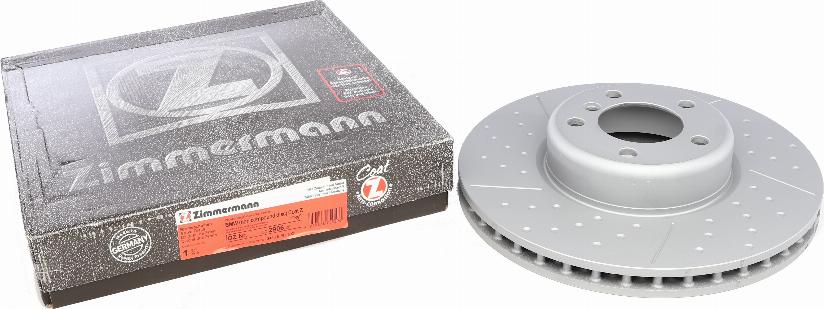 Zimmermann 150.2906.20 - Гальмівний диск autocars.com.ua