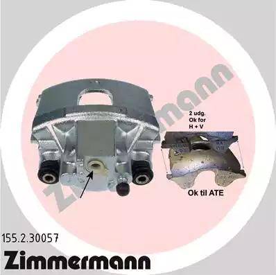 Zimmermann 155.2.30057 - Гальмівний супорт autocars.com.ua