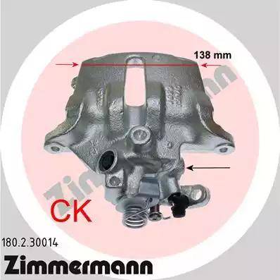 Zimmermann 180.2.30014 - Тормозной суппорт avtokuzovplus.com.ua