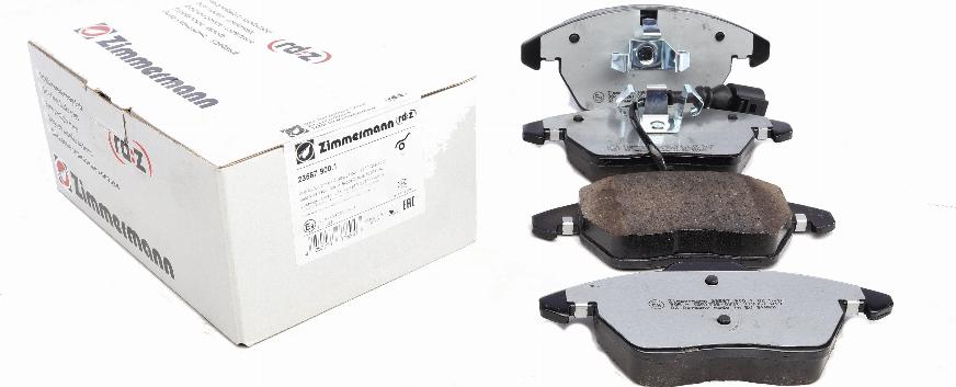 Zimmermann 23587.900.1 - Тормозные колодки, дисковые, комплект autodnr.net