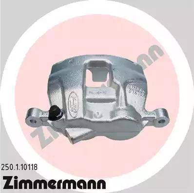 Zimmermann 250.1.10118 - Гальмівний супорт autocars.com.ua
