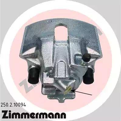 Zimmermann 250.2.10094 - Гальмівний супорт autocars.com.ua