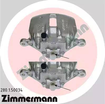 Zimmermann 280.1.50034 - Гальмівний супорт autocars.com.ua