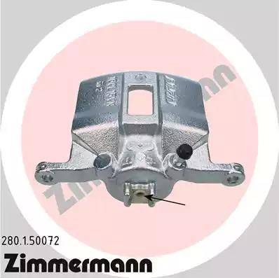 Zimmermann 280.1.50072 - Тормозной суппорт avtokuzovplus.com.ua