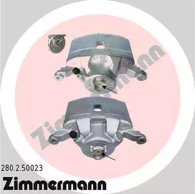 Zimmermann 280.2.50023 - Тормозной суппорт avtokuzovplus.com.ua