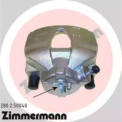 Zimmermann 280.2.50040 - Тормозной суппорт autodnr.net