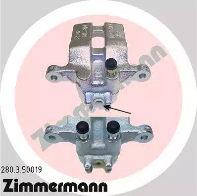 Zimmermann 280.3.50019 - Гальмівний супорт autocars.com.ua