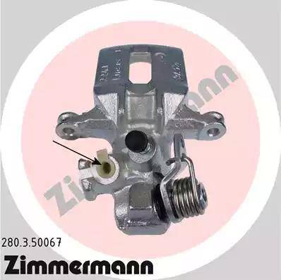 Zimmermann 280.3.50067 - Гальмівний супорт autocars.com.ua