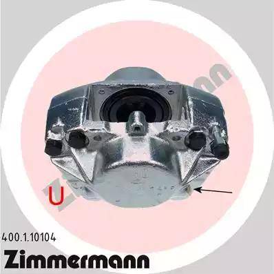 Zimmermann 400.1.10104 - Гальмівний супорт autocars.com.ua