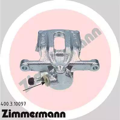 Zimmermann 400.3.10097 - Тормозной суппорт avtokuzovplus.com.ua