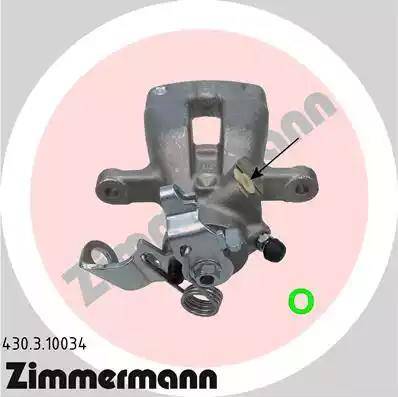 Zimmermann 430.3.10034 - Тормозной суппорт autodnr.net