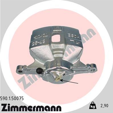 Zimmermann 590.1.50075 - Тормозной суппорт autodnr.net