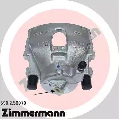 Zimmermann 590.2.50070 - Гальмівний супорт autocars.com.ua