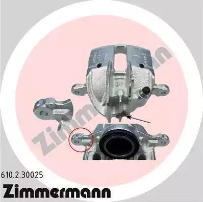 Zimmermann 610.2.30025 - Тормозной суппорт avtokuzovplus.com.ua