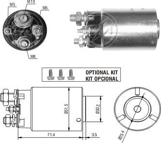 ZM ZM-1862 - Тягове реле, стартер autocars.com.ua