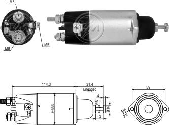 ZM ZM-1898 - Тягове реле, стартер autocars.com.ua