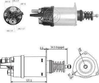 ZM ZM 2-352 - Тягове реле, стартер autocars.com.ua