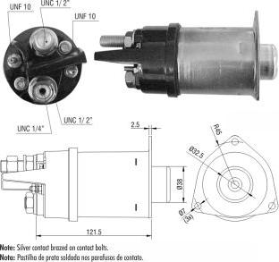 ZM ZM-2460 - Тягове реле, стартер autocars.com.ua