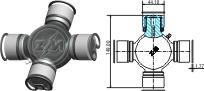 ZM ZM 35.001.12 - Карданный шарнир с крестовиной avtokuzovplus.com.ua