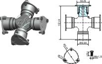 ZM ZM 35.007.03 - Карданний шарнір з хрестовиною autocars.com.ua