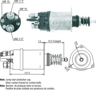 ZM ZM-362 - Тяговое реле, стартер avtokuzovplus.com.ua