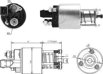 ZM ZM4397 - Тягове реле, стартер autocars.com.ua