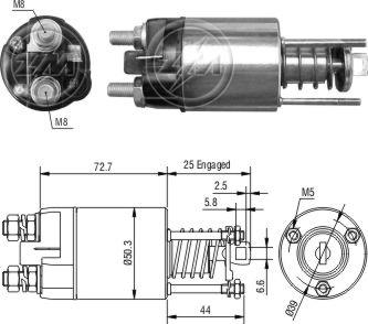 ZM ZM7651 - Тяговое реле, стартер avtokuzovplus.com.ua