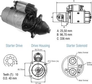 ZM ZM 80.102.19 - Стартер autocars.com.ua